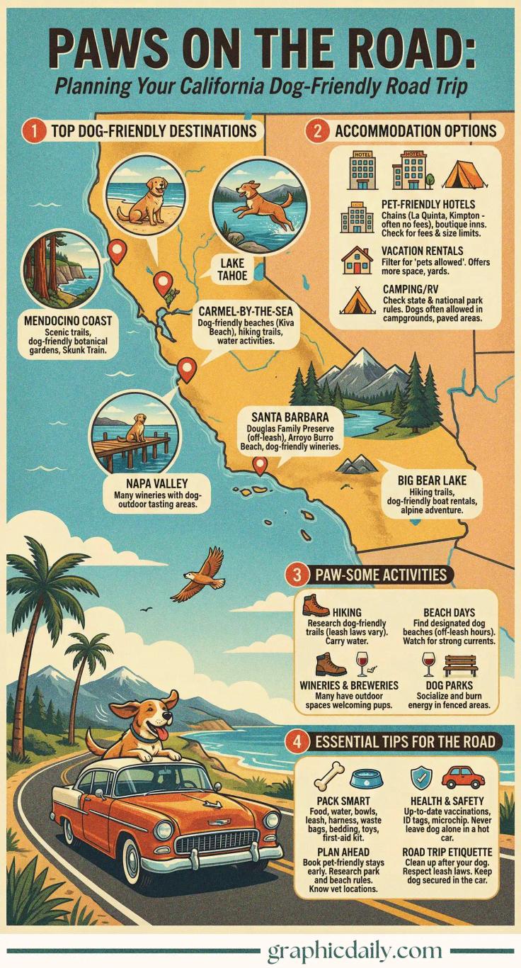 Planning a Dog-Friendly Road Trip in California