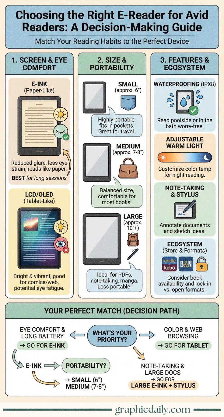 Choosing the Right E-Reader for Avid Readers