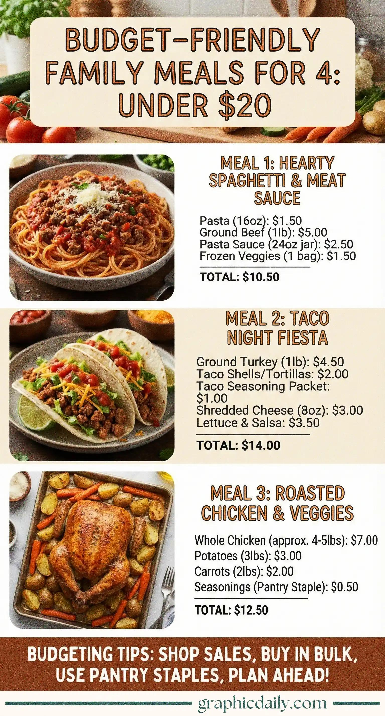 Three satisfying meals that keep your family fed without emptying your wallet