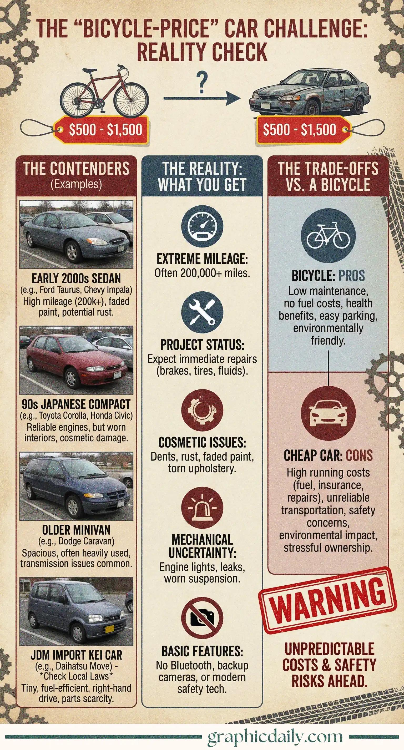 Can a bicycle-priced car actually work, or is it just endless headache?