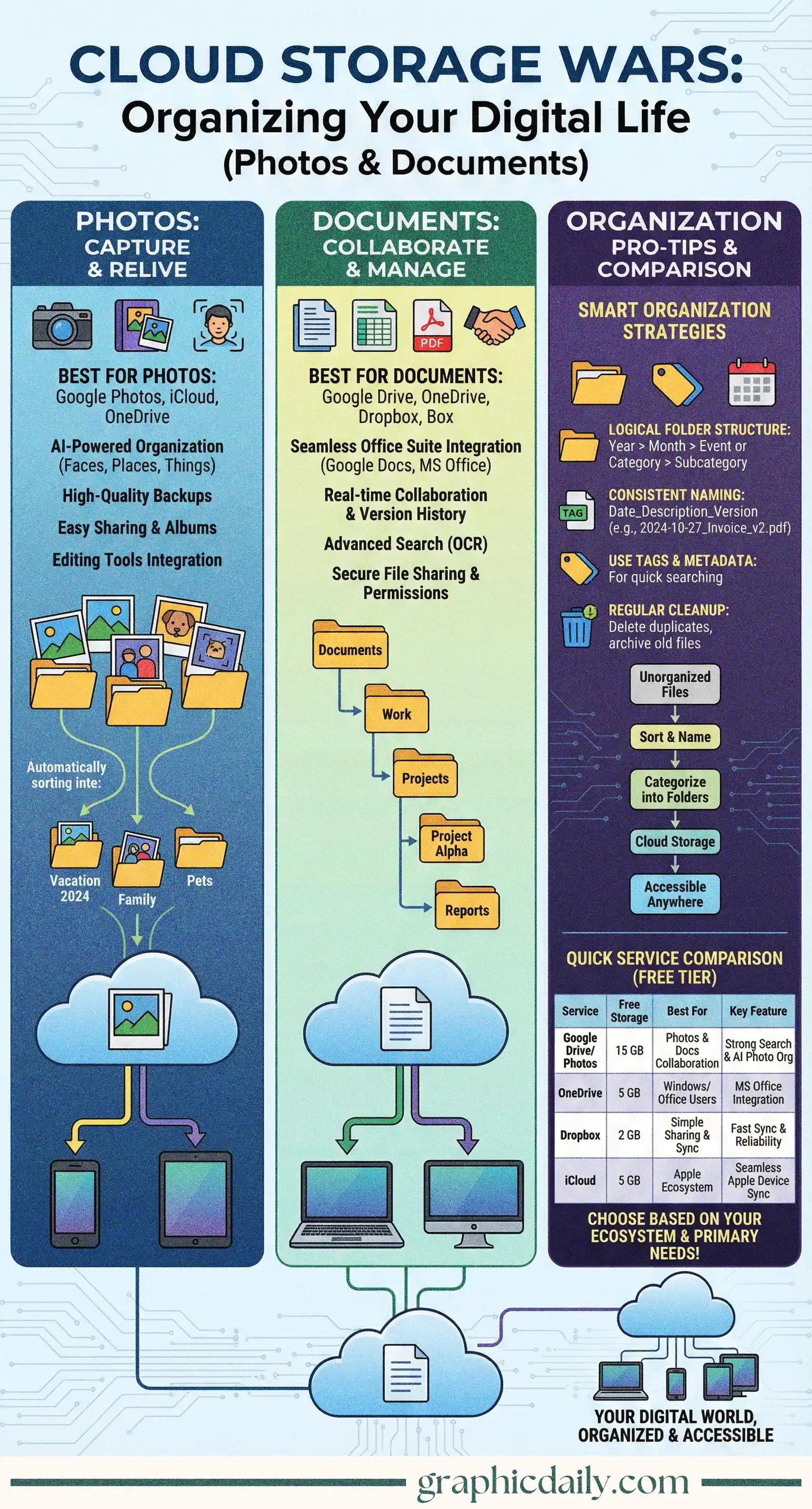 Smart strategies to tame your digital chaos with cloud storage