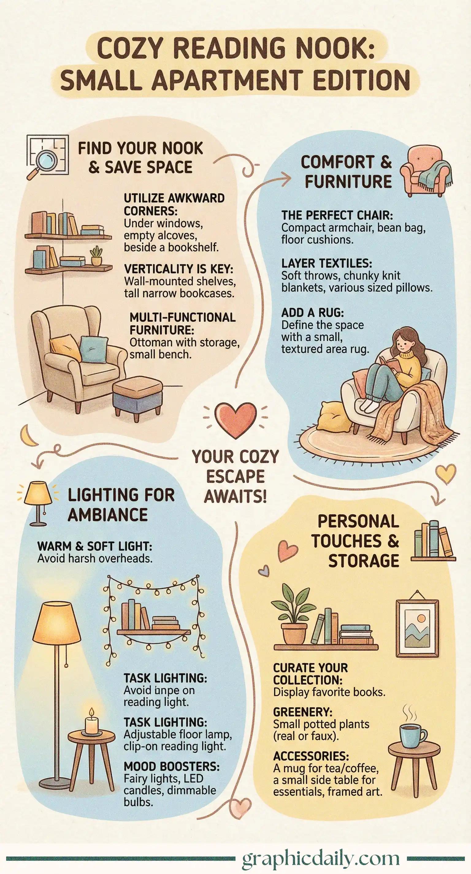 Transform your cramped apartment into a reader's paradise
