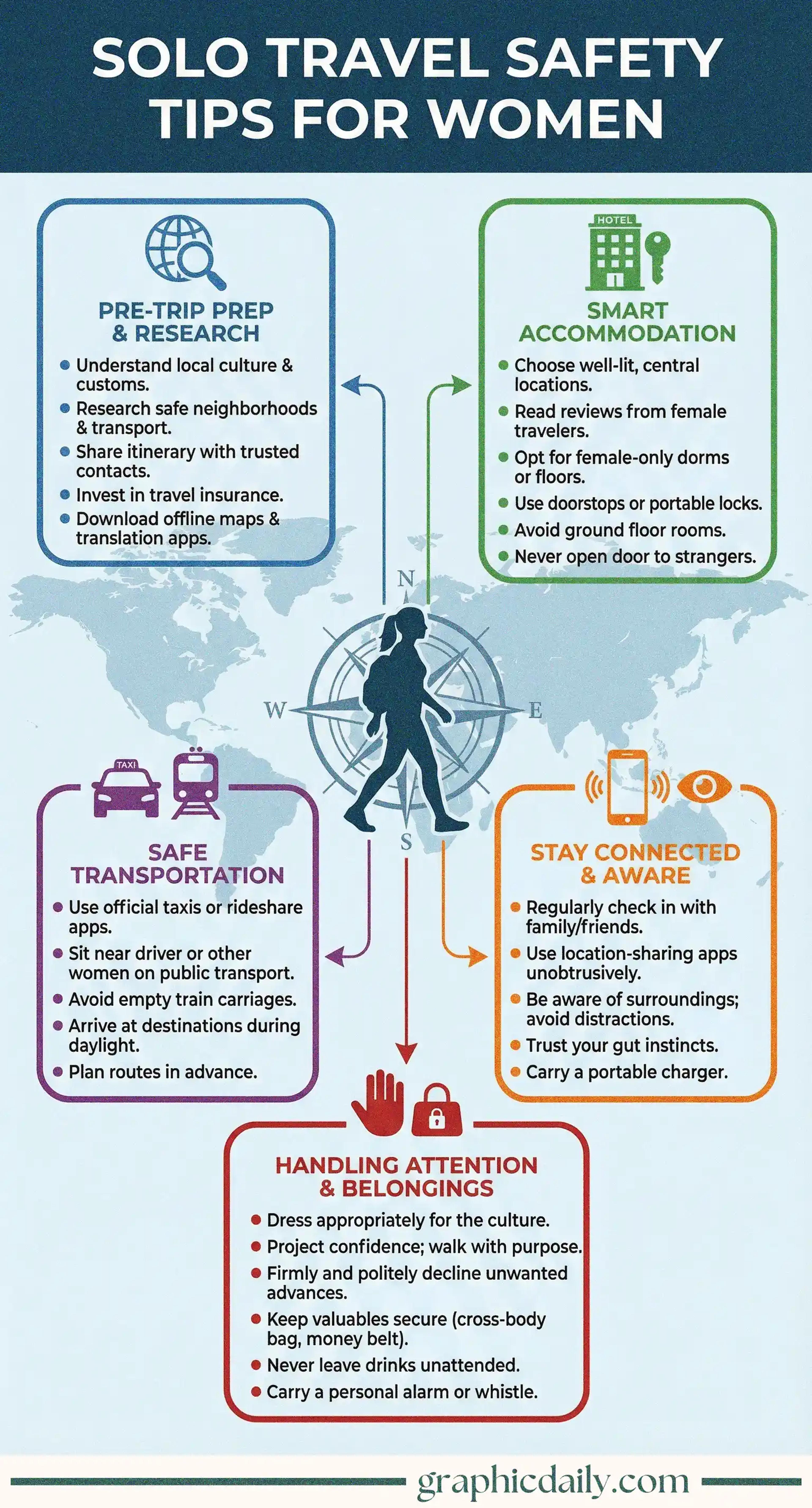 Essential safety strategies every solo female traveler should know