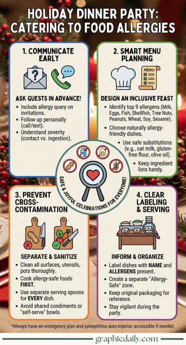 Holiday Dinner Party Catering to Food Allergies