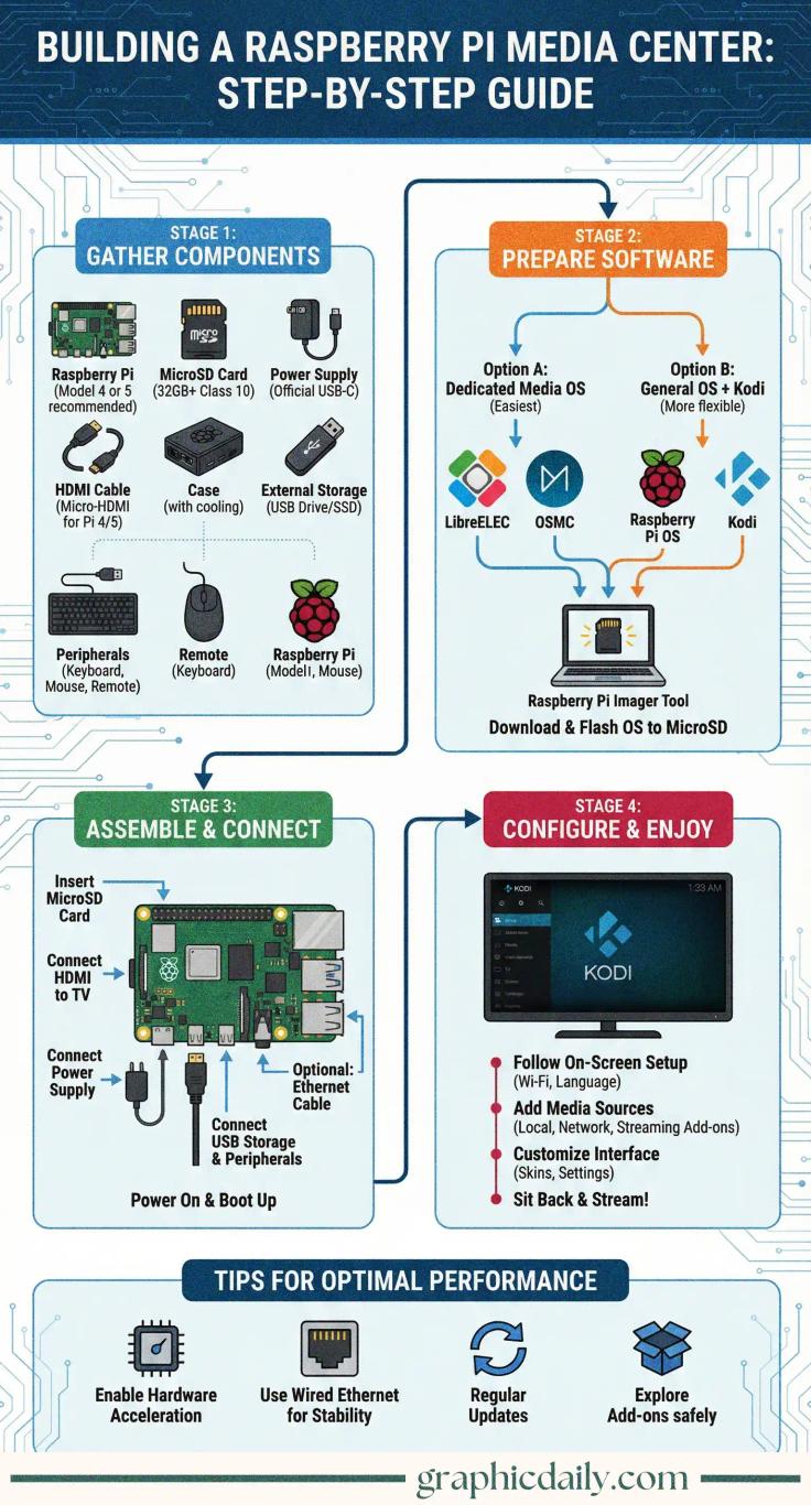 Building a Raspberry Pi Media Center Step-by-Step
