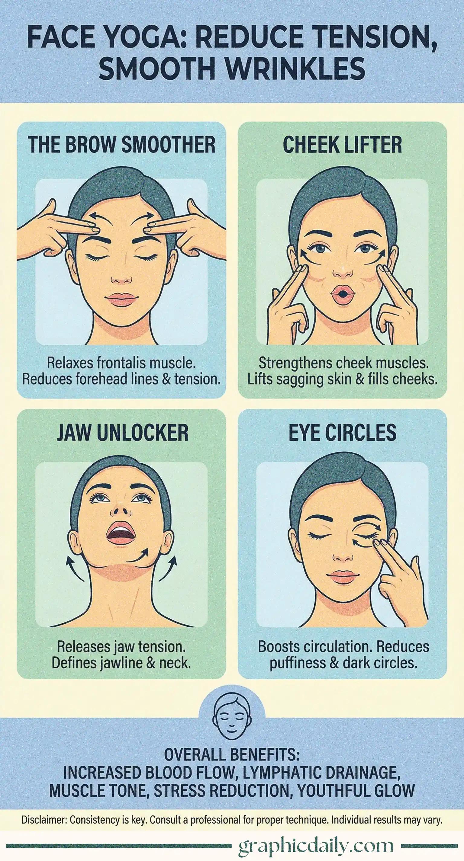 Natural techniques to ease facial tension and smooth lines