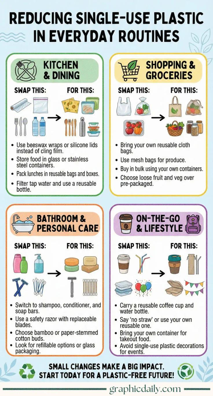 Reducing Single-Use Plastic in Everyday Routines