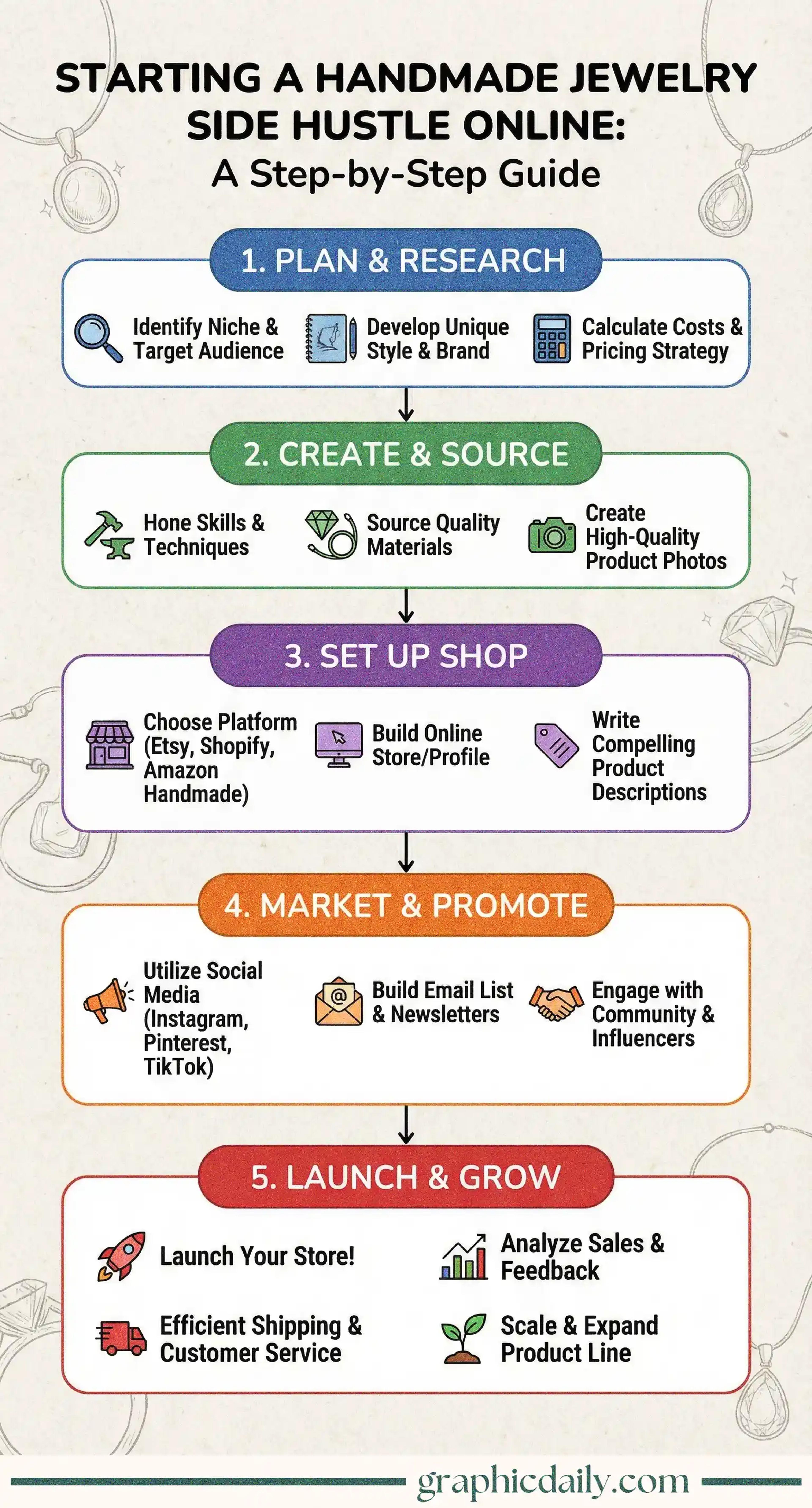 Turning jewelry-making into a profitable online venture