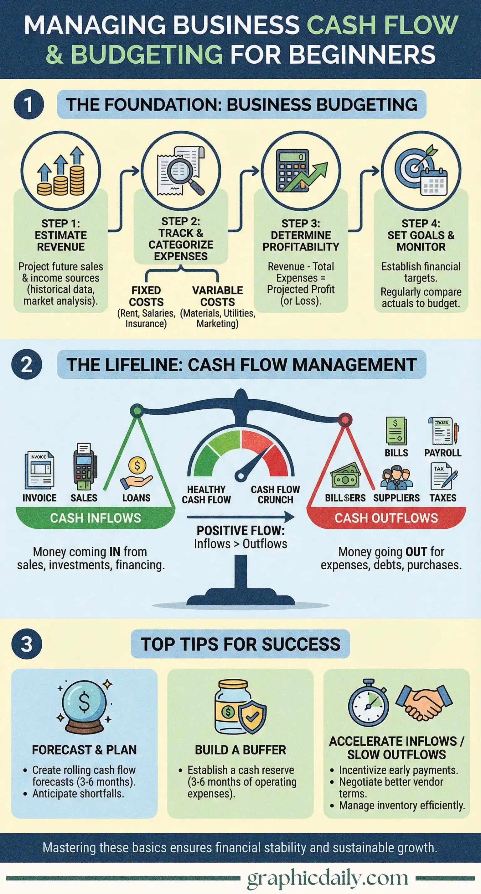 Cash flow versus budgeting: understanding the financial lifelines your business needs
