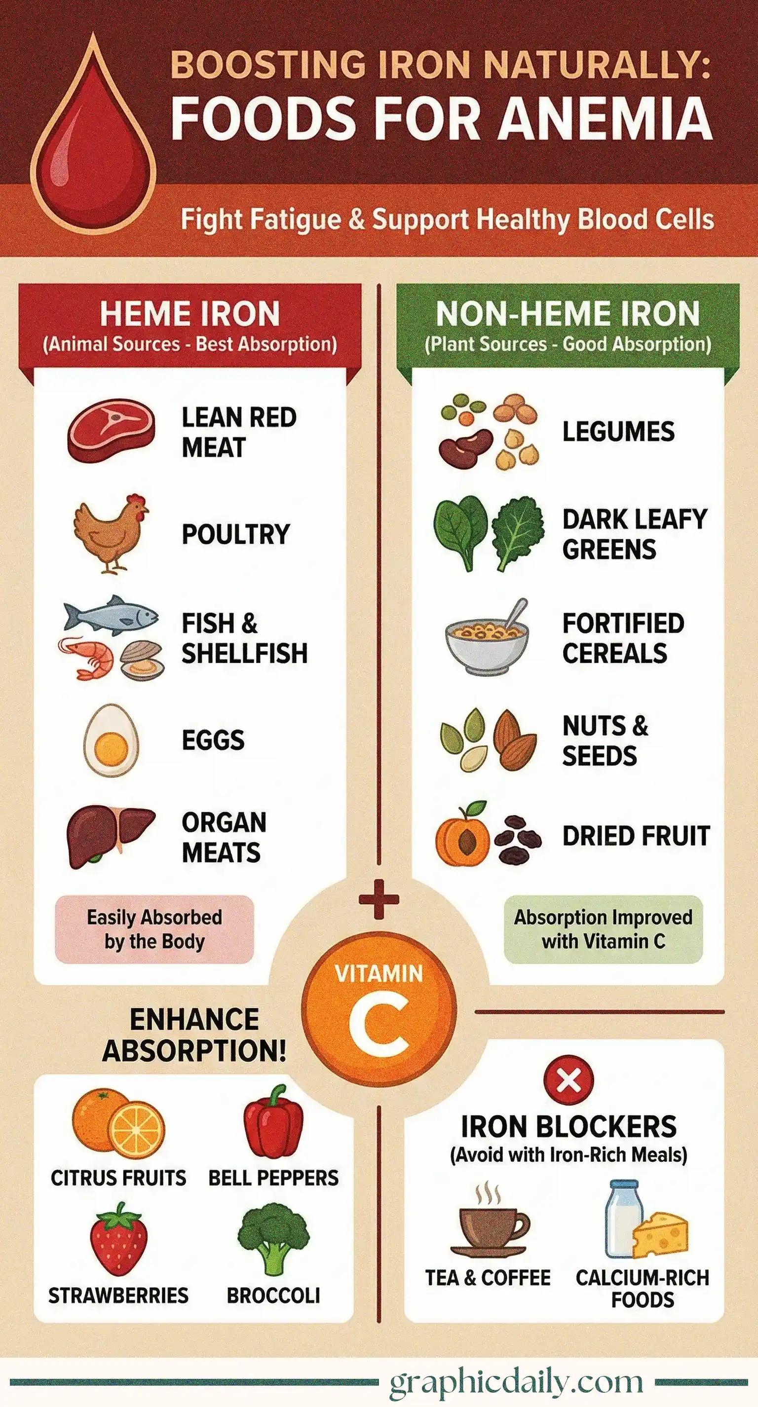 Natural ways to combat anemia through iron-rich foods