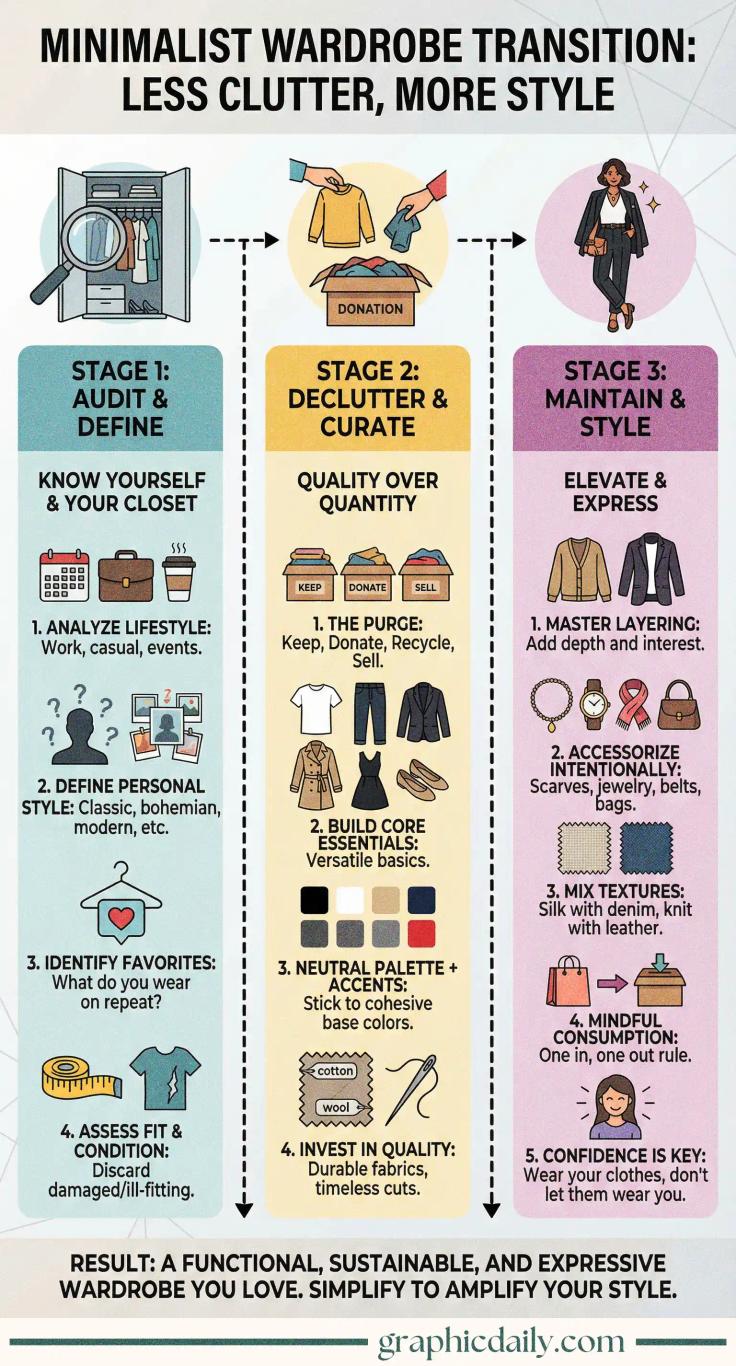 Minimalist Wardrobe Transition Without Losing Style