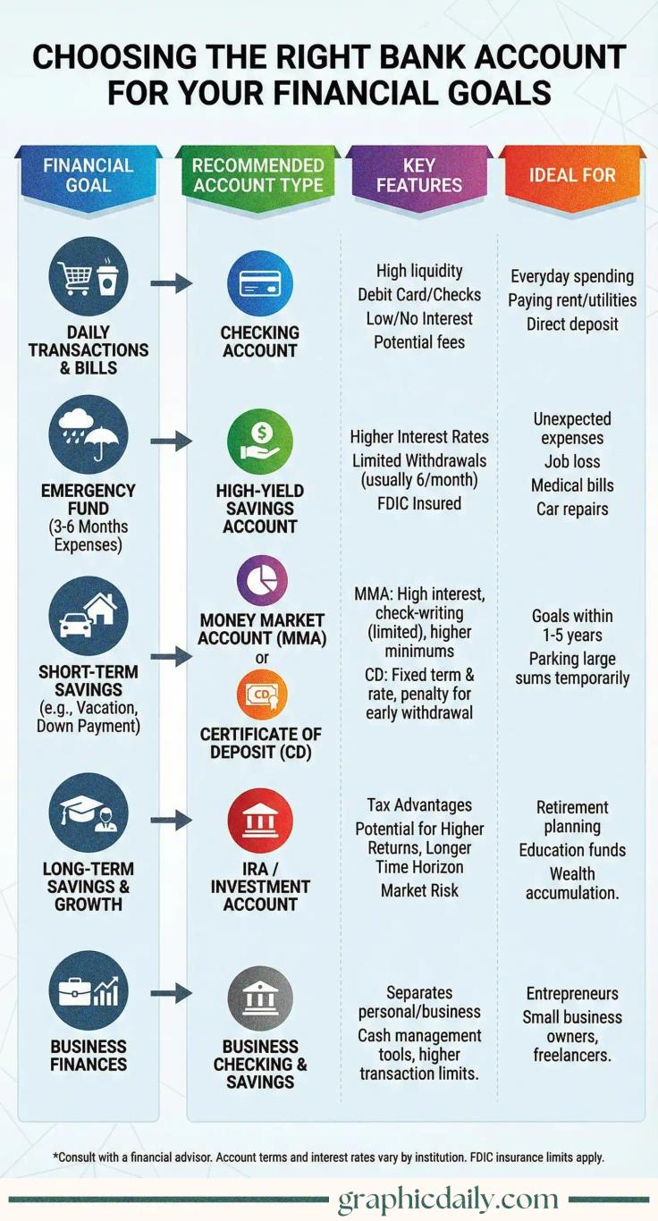 Choosing the Right Bank Account for Financial Goals