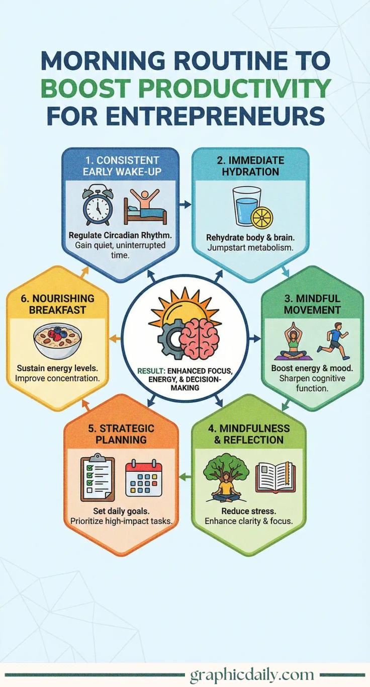 Morning Routine to Boost Productivity for Entrepreneurs